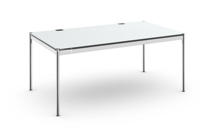 USM Haller Table Plus 175 x 100 cm|02-Pearl grey laminate|Without hatch