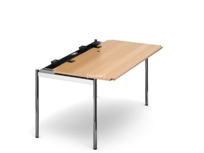 USM Haller Table Advanced 150 x 75 cm|05-Natural beech|Hatch right