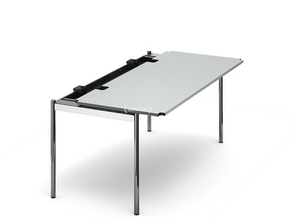 USM Haller Table Advanced 175 x 75 cm|02-Pearl grey laminate|Without hatch