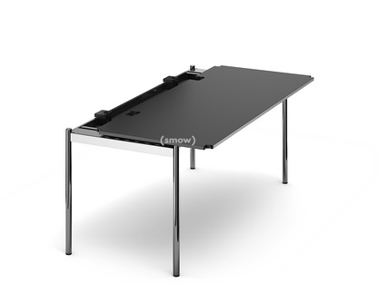 USM Haller Table Advanced 175 x 75 cm|41-Black lino|Without hatch