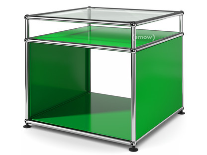 USM Haller Side Table with Extension USM green