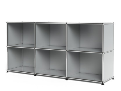 USM Haller Sideboard 50, Customisable Light grey RAL 7035|Open|Open