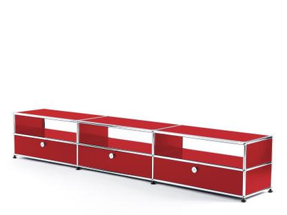 USM Haller HiFi-Lowboard USM ruby red