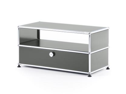 USM Haller TV-Bench Mid grey RAL 7005