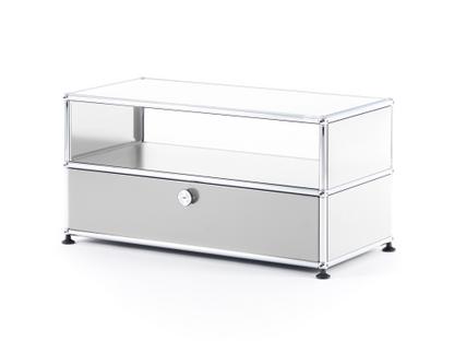 USM Haller TV-Bench Pure white RAL 9010