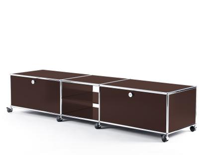 USM Haller TV-Lowboard XL on Castors USM brown