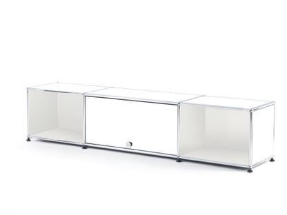 USM Haller TV-Lowboard with Flip-up Door Pure white RAL 9010