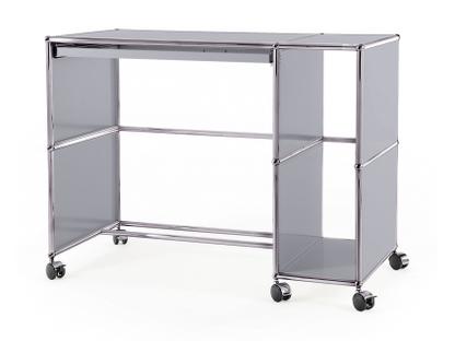 USM Haller Desktop on Castors Type 1 USM matte silver