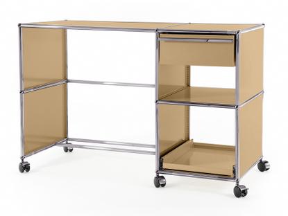 USM Haller Desktop on Castors Type 2 USM beige