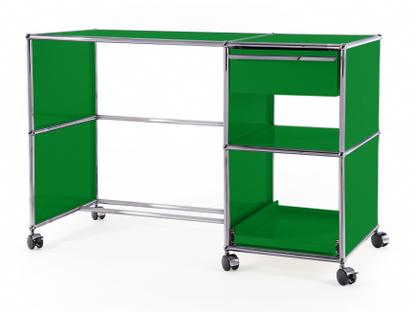 USM Haller Desktop on Castors Type 2 USM green