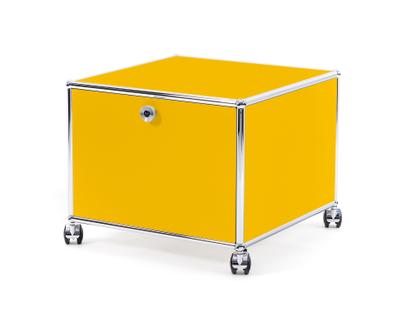 USM Haller Printer Container 50 cm|Golden yellow RAL 1004|With castors