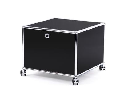 USM Haller Printer Container 50 cm|Graphite black RAL 9011|With castors