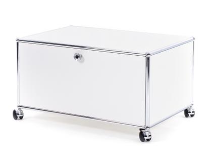 USM Haller Printer Container 75 cm|Pure white RAL 9010|With castors