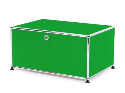 USM Haller Printer Container 75 cm|USM green|With feet