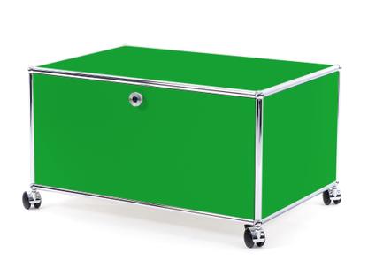 USM Haller Printer Container 75 cm|USM green|With castors