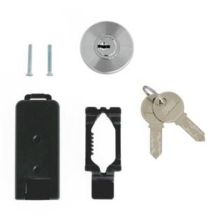 USM Lock for Drop-Down or Extension Doors, with 2 Keys With fitting set