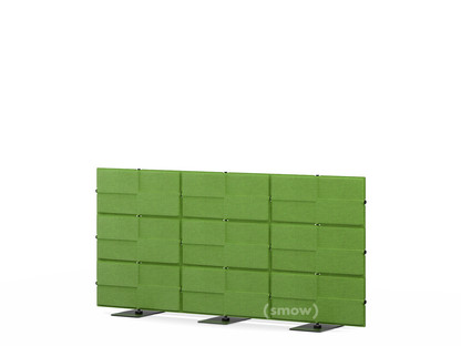 USM Privacy Panels Acoustic Wall 2,25 m (3 elements)|1,09 m (3 elements)|Green
