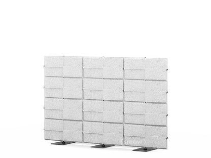 USM Privacy Panels Acoustic Wall 2,25 m (3 elements)|1,44 m (4 elements)|Light grey