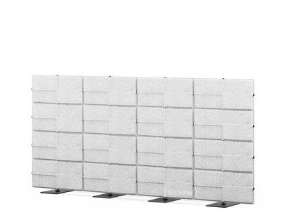 USM Privacy Panels Acoustic Wall 3,00 m (4 elements)|1,44 m (4 elements)|Light grey