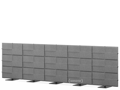 USM Privacy Panels Acoustic Wall 3,75 m (5 elements)|1,09 m (3 elements)|Anthracite