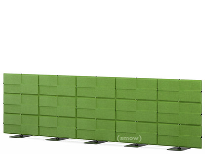 USM Privacy Panels Acoustic Wall 3,75 m (5 elements)|1,09 m (3 elements)|Green