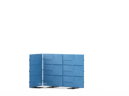 USM Privacy Panels Acoustic Corner 1,50 m (2 elements)|1,09 m (3 elements)|0,75 m (1 element)|Blue