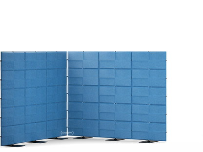 USM Privacy Panels Acoustic Corner 2,25 m (3 elements)|1,79 m (5 elements)|2,25 m (3 elements)|Blue