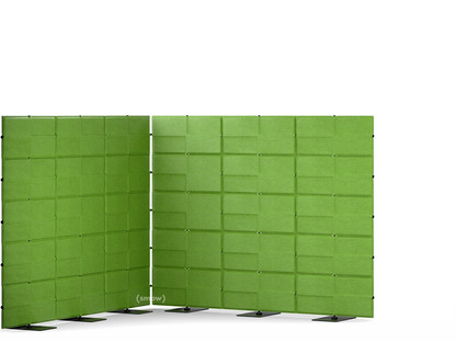 USM Privacy Panels Acoustic Corner 2,25 m (3 elements)|1,79 m (5 elements)|2,25 m (3 elements)|Green