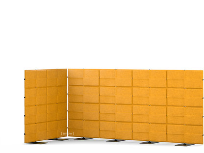 USM Privacy Panels Acoustic Corner 3,00 m (4 elements)|1,44 m (4 elements)|1,50 m (2 elements)|Yellow