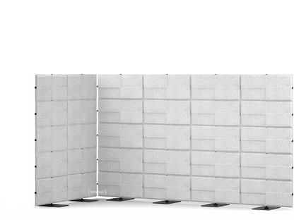 USM Privacy Panels Acoustic Corner 3,00 m (4 elements)|1,79 m (5 elements)|1,50 m (2 elements)|Light grey