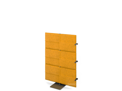 USM Privacy Panels Acoustic Wall Extension With corner connector (for 90° angle)|1,09 m (3 elements)|Yellow