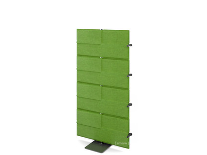 USM Privacy Panels Acoustic Wall Extension With corner connector (for 90° angle)|1,44 m (4 elements)|Green
