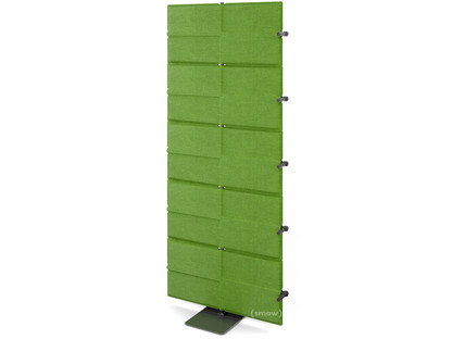 USM Privacy Panels Acoustic Wall Extension With corner connector (for 90° angle)|1,79 m (5 elements)|Green