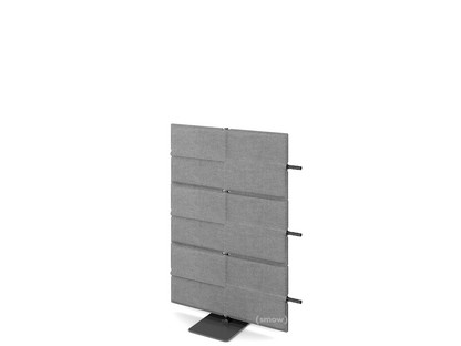 USM Privacy Panels Acoustic Wall Extension With panel connector (for straight walls)|1,09 m (3 elements)|Anthracite