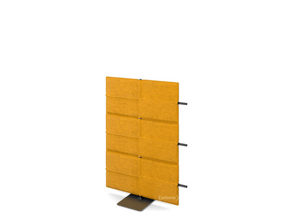 USM Privacy Panels Acoustic Wall Extension With panel connector (for straight walls)|1,09 m (3 elements)|Yellow