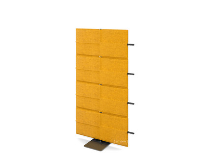 USM Privacy Panels Acoustic Wall Extension With panel connector (for straight walls)|1,44 m (4 elements)|Yellow