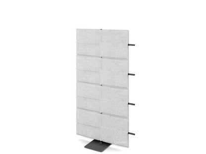 USM Privacy Panels Acoustic Wall Extension With panel connector (for straight walls)|1,44 m (4 elements)|Light grey