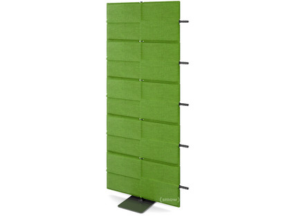 USM Privacy Panels Acoustic Wall Extension With panel connector (for straight walls)|1,79 m (5 elements)|Green