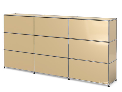 USM Haller Counter Type 1 USM beige|225 cm (3 elements)|35 cm