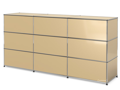 USM Haller Counter Type 1 USM beige|225 cm (3 elements)|50 cm