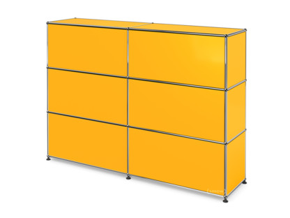 USM Haller Counter Type 1 Golden yellow RAL 1004|150 cm (2 elements)|35 cm