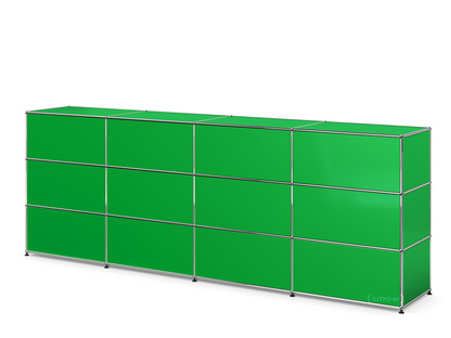 USM Haller Counter Type 1 USM green|300 cm (4 elements)|50 cm