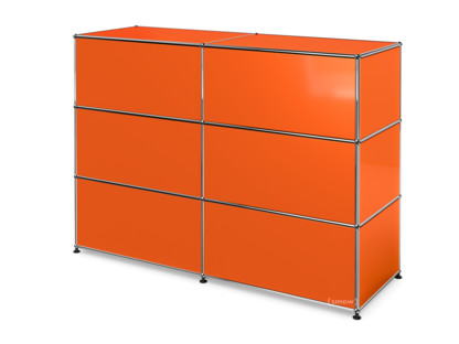 USM Haller Counter Type 1 Pure orange RAL 2004|150 cm (2 elements)|50 cm