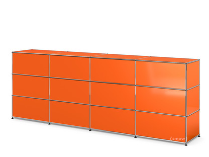 USM Haller Counter Type 1 Pure orange RAL 2004|300 cm (4 elements)|50 cm
