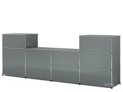 USM Haller Counter Type 3 Mid grey RAL 7005|50 cm