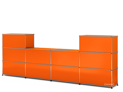 USM Haller Counter Type 3 Pure orange RAL 2004|35 cm