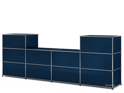 USM Haller Counter Type 3 Steel blue RAL 5011|50 cm