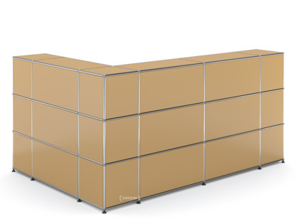 USM Haller Counter Type 4 USM beige|Corner closed