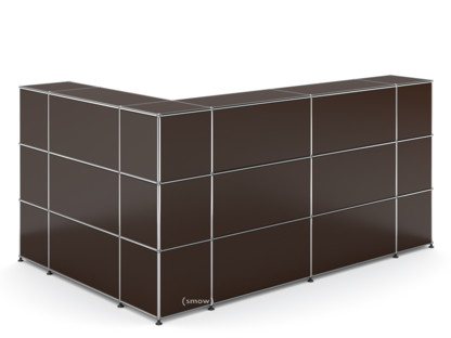 USM Haller Counter Type 4 USM brown|Corner closed