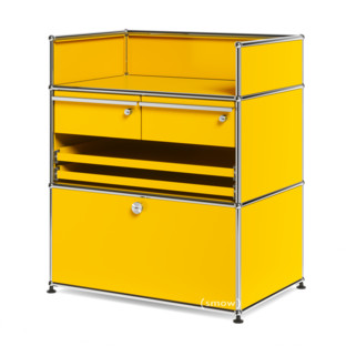 USM Haller Surgery Sideboard Golden yellow RAL 1004|All compartments with a lock